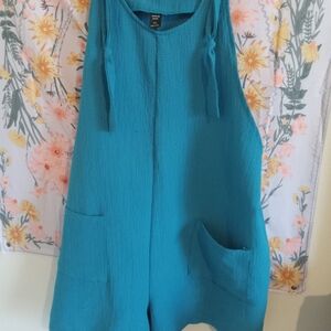 Shein 1xl romper dark blue